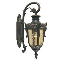 Außenwandleuchte Bronzefarben max. 100 Watt - Bronzefarben, KONVENTIONELL, Glas (17/24/43cm) - Elstead Lighting