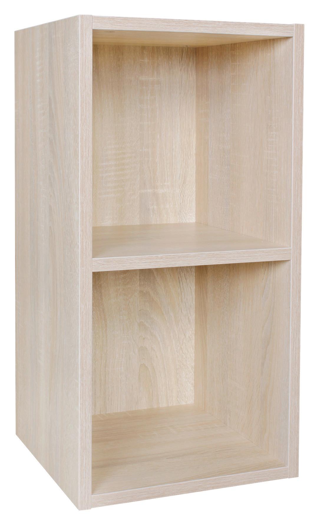 Standregal ca. 30x60x30 cm Eichefarben - Eichefarben, KONVENTIONELL, Holzwerkstoff (30/60/30cm) - MID.YOU