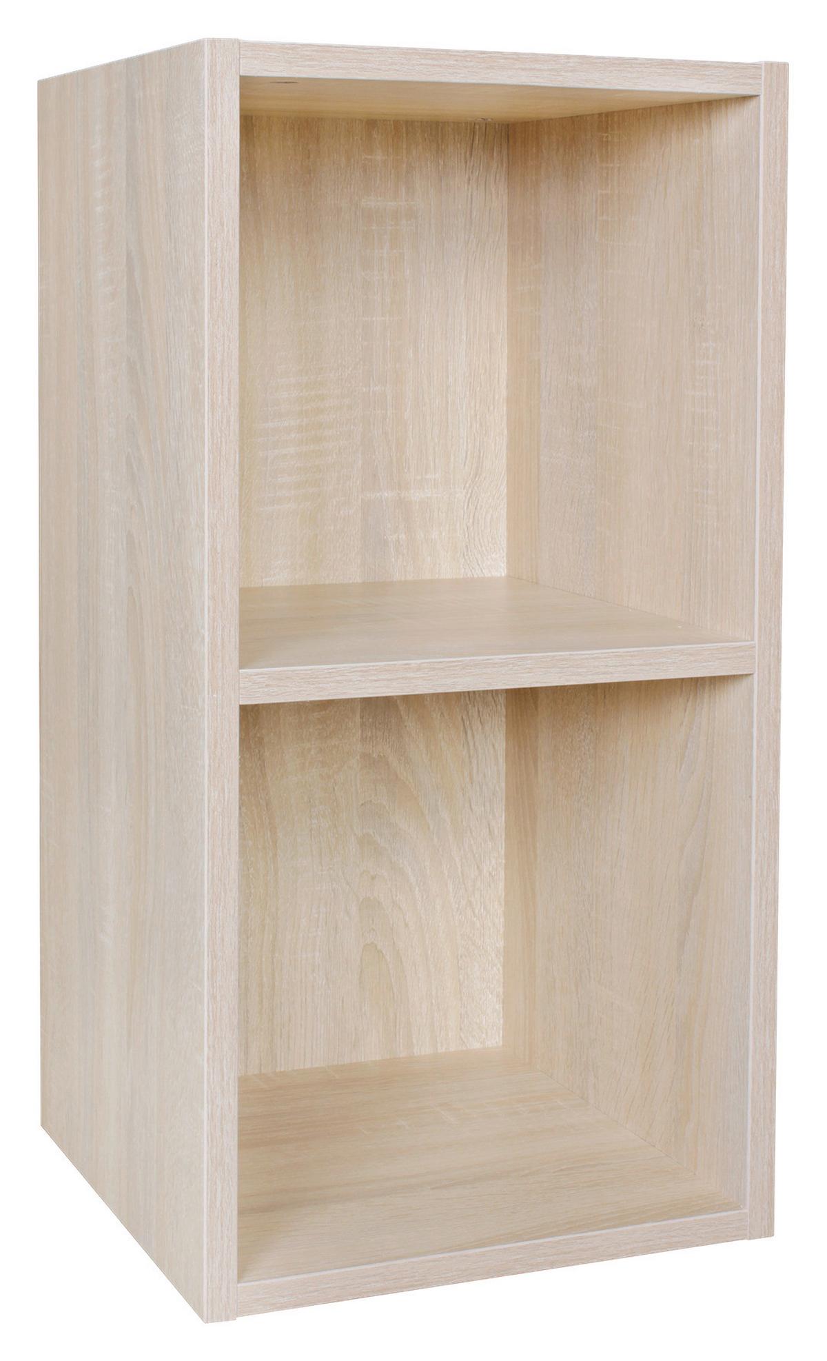 Standregal ca. 30x60x30 cm Eichefarben - Eichefarben, KONVENTIONELL, Holzwerkstoff (30/60/30cm) - MID.YOU