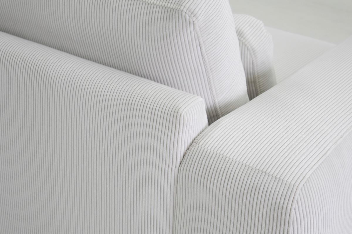 Sofa Savona - krem, Trend, tekstil (260/77/111cm) - Luca Bessoni