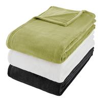 Pătură pufoasă Kuschelix, cca. 140x200cm - măsliniu, textil (140/200cm) - Modern Living