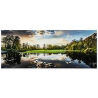 OBRAZ NA SZKLE EX210 - różnokolorowy, Natur, szkło (125/50cm) - Monee