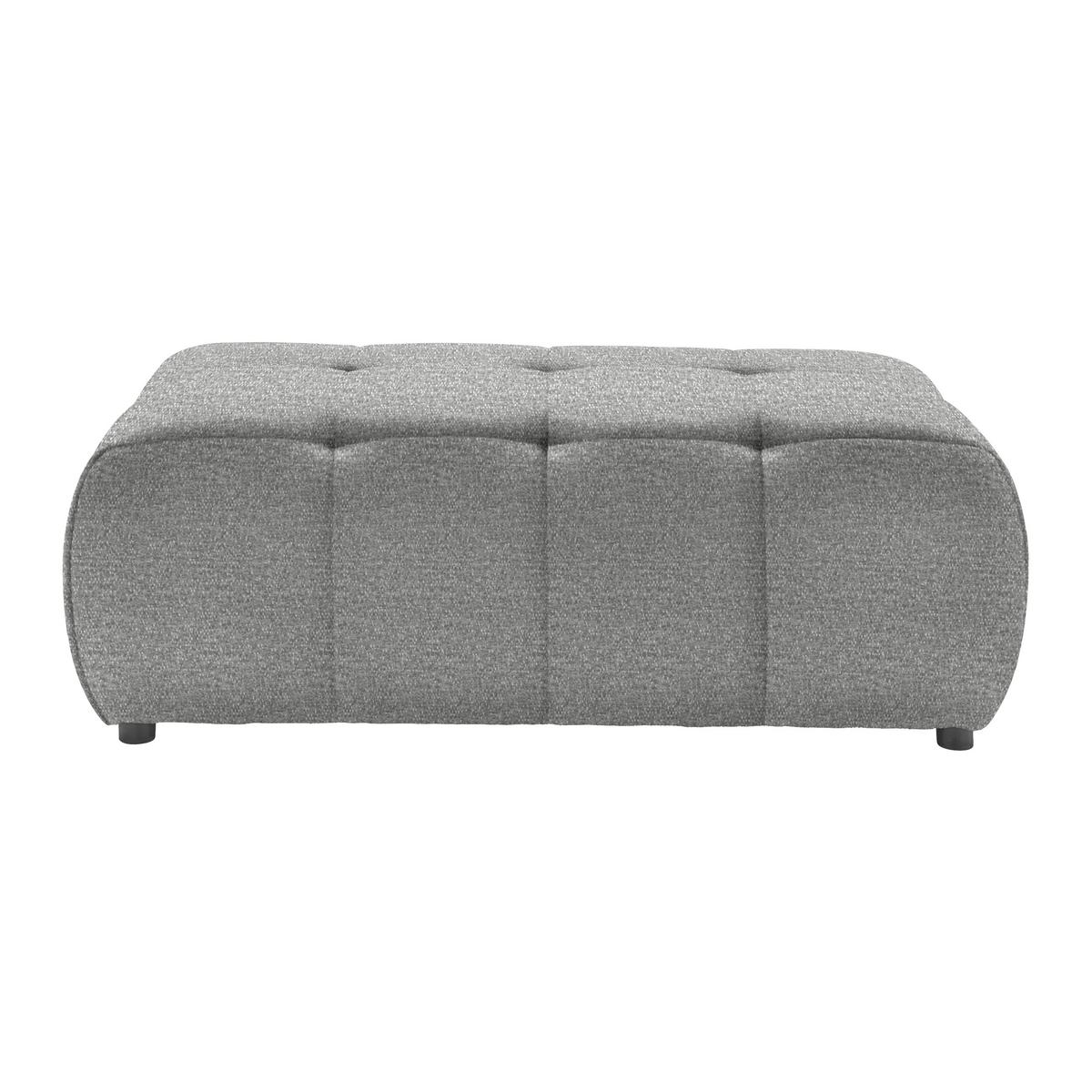 Tabure Sofi - svijetlo siva/crna, Moderno, tekstil (128/48/70cm) - Premium Living
