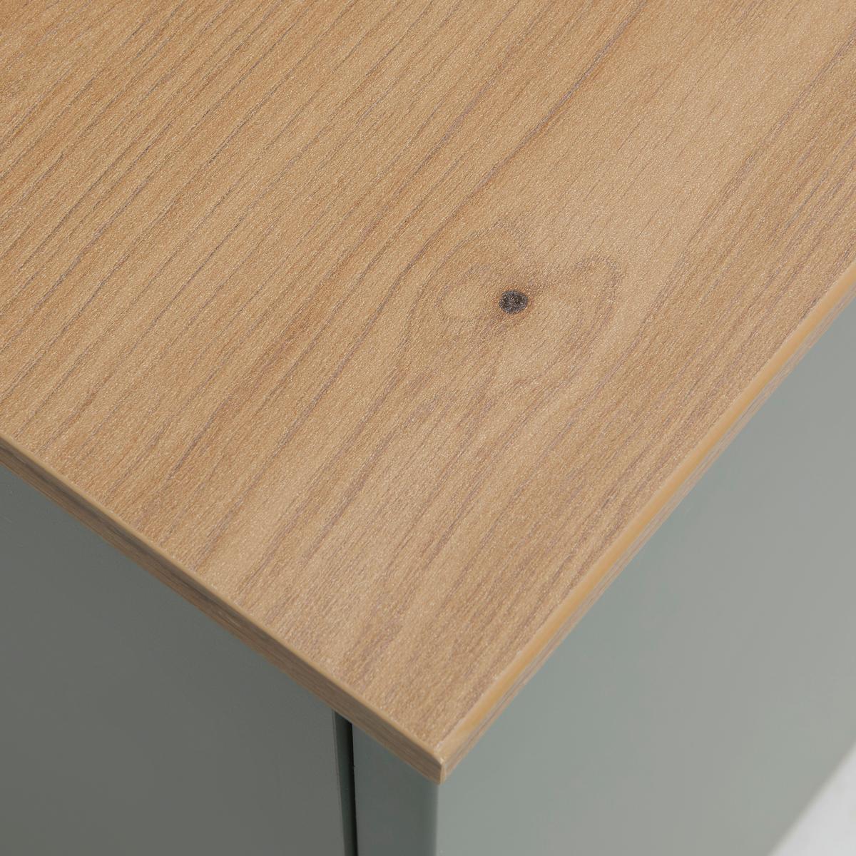 Lowboard Bahia-M Grün/Eiche Artisan - Schwarz/Eiche Artisan, MODERN, Holzwerkstoff/Metall (180/54/41cm) - Mömax