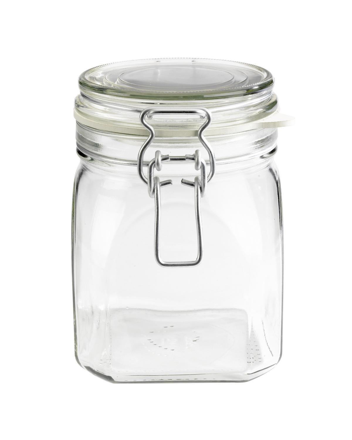 Einmachglas-Set aus Glas, 6-teilig - Transparent, Basics, Glas - Mäser