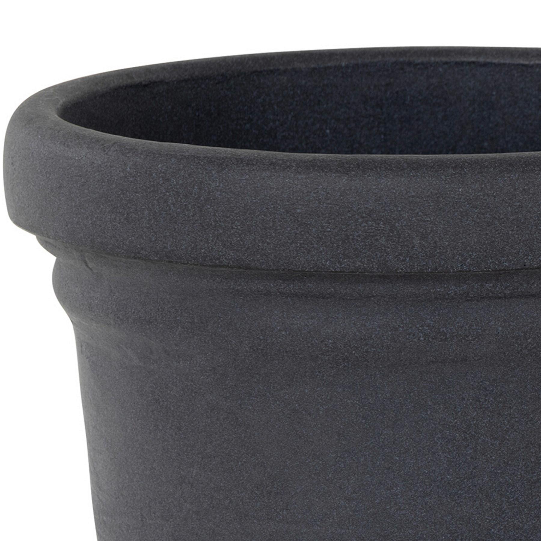 Pflanzentopf Anthrazit - Anthrazit, Basics, Kunststoff (70/52cm) - Siena Garden