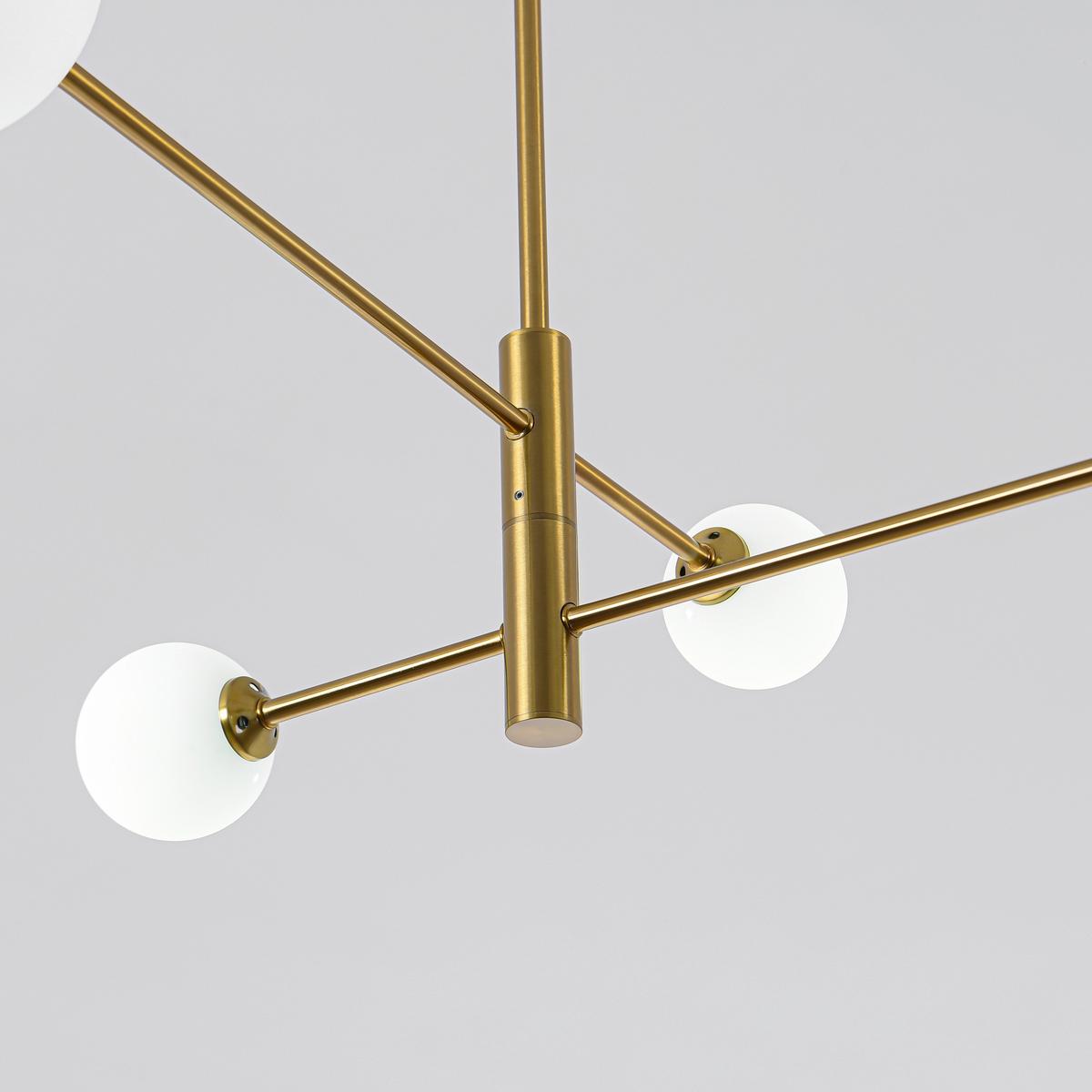 Hängeleuchte Lp-002/4p Dorado 4 - Goldfarben, Design, Metall (87/87/49,5cm)
