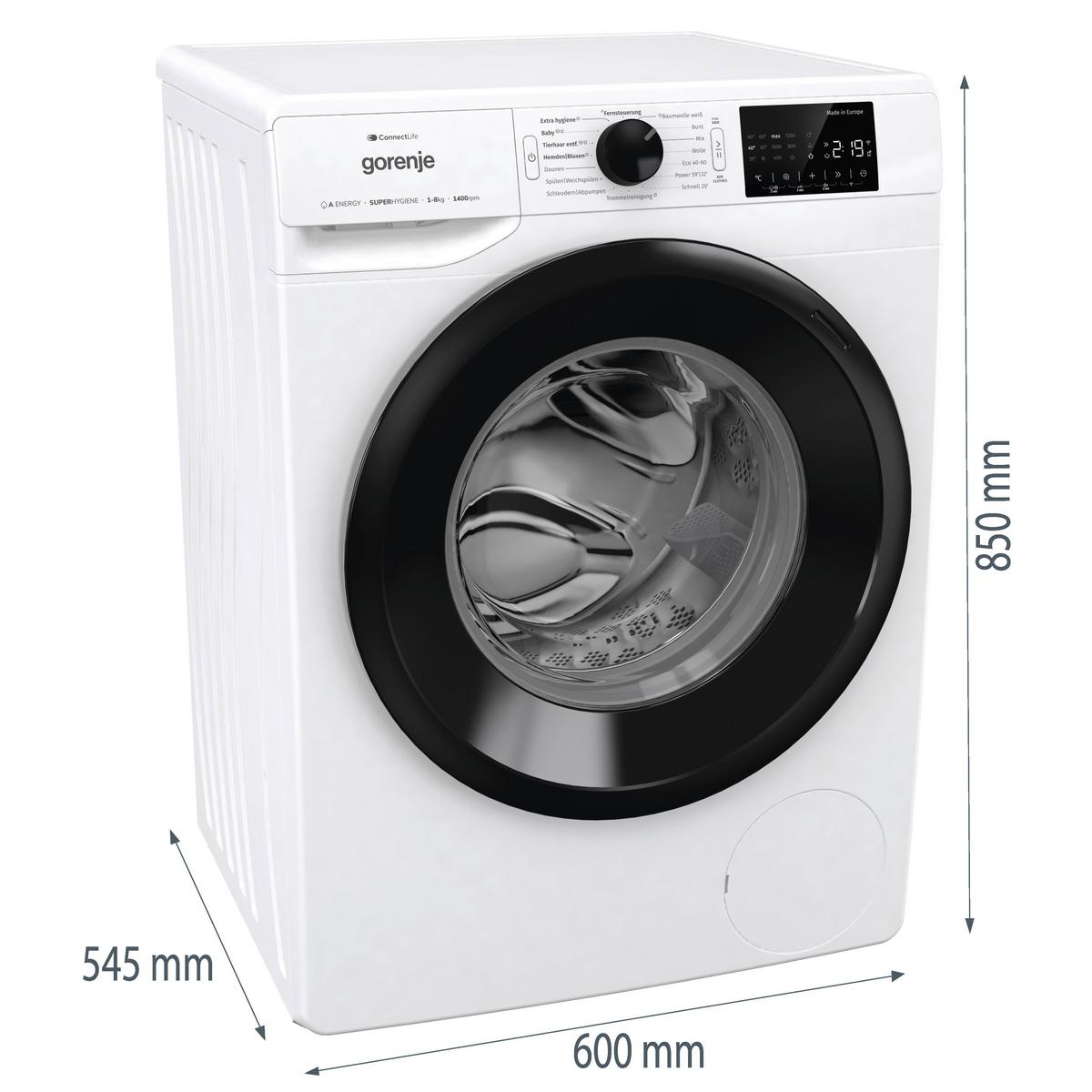 Waschmaschine WPNEI84A1TS - MODERN (60/85/54,5cm) - Gorenje
