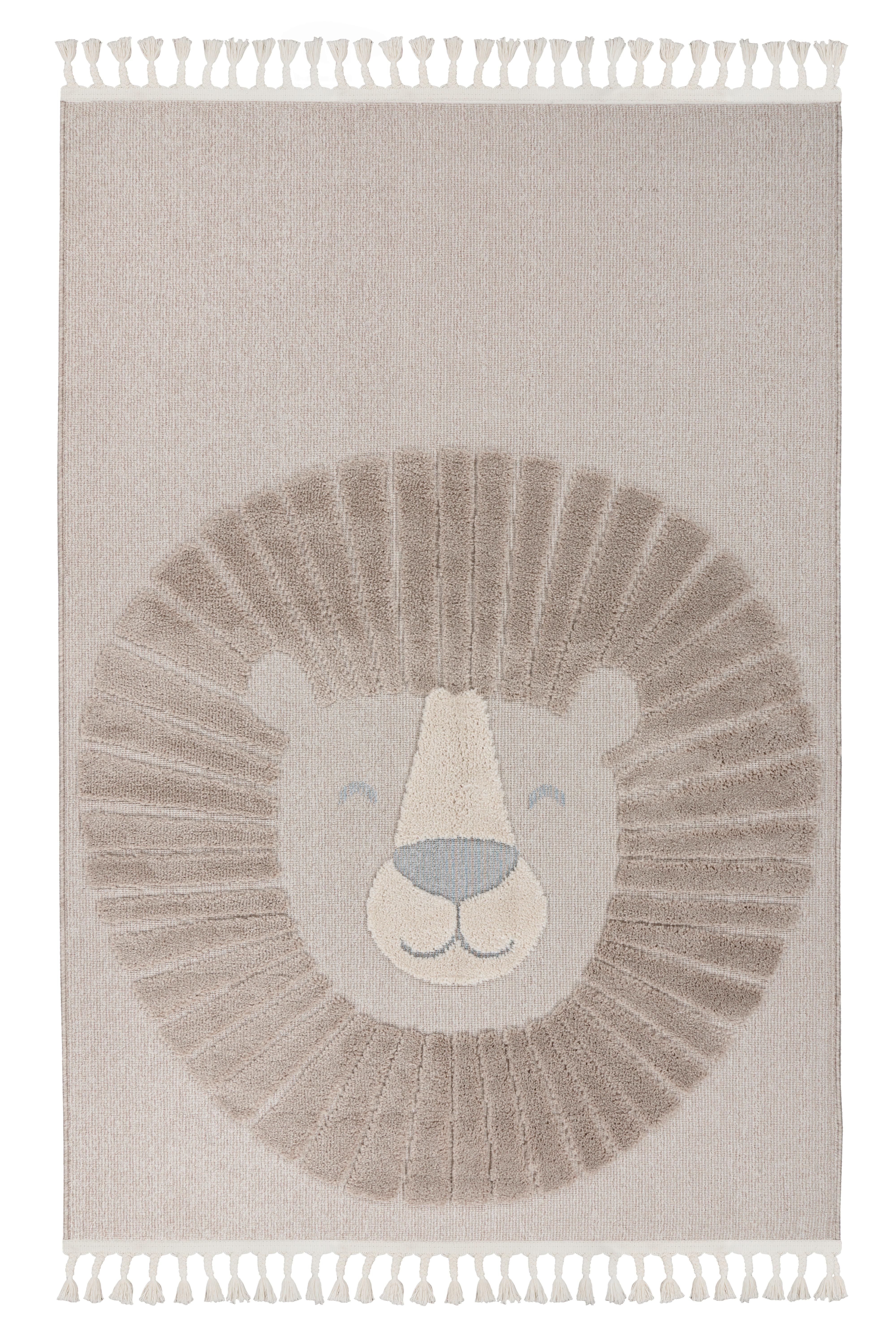Covor pentru copii My Fano Lion, cca. 120x170cm - multicolor/portocaliu, Basics, textil (120/170cm) - Obsession