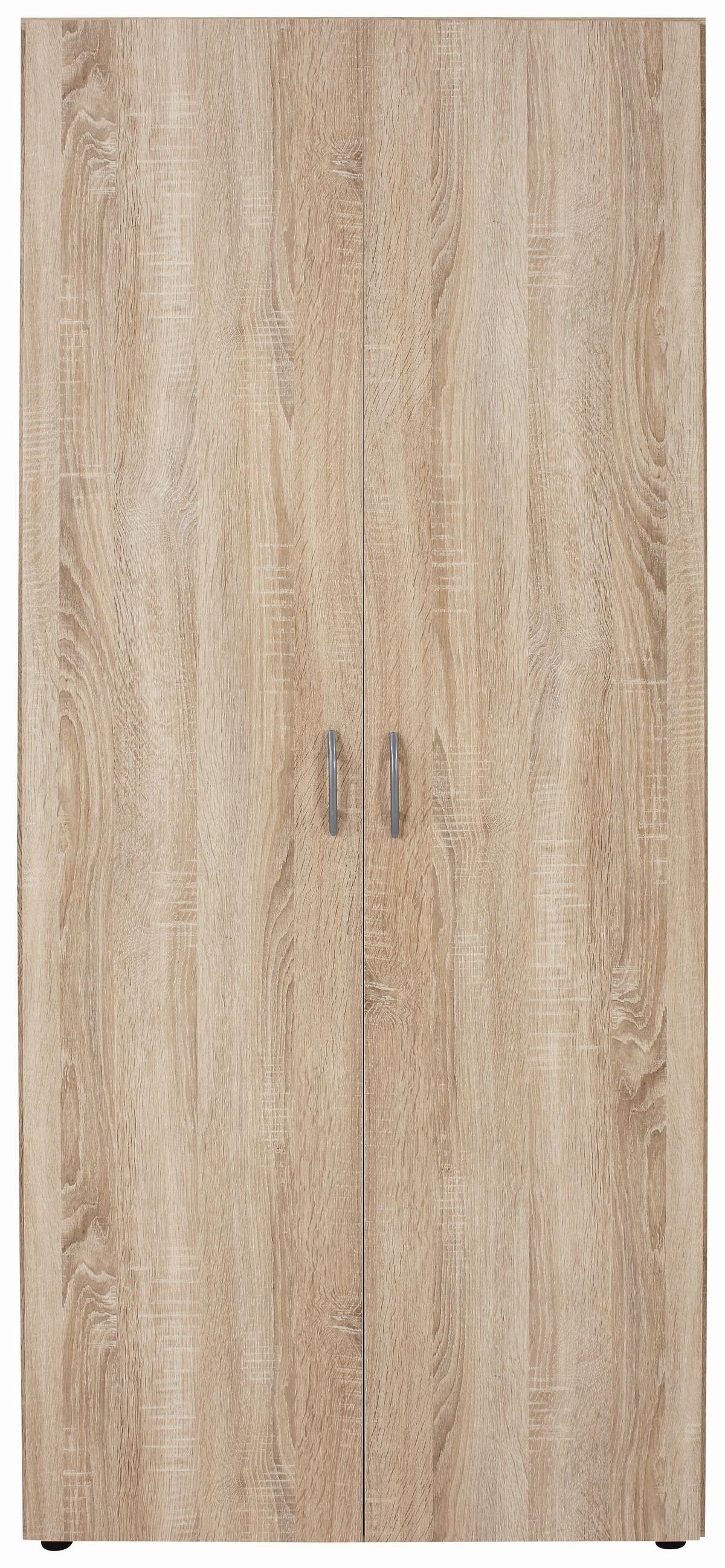 Drehtürenschrank In Eichefarben - Eichefarben, Konventionell, Holzwerkstoff/Kunststoff (81/177/52cm) - Based