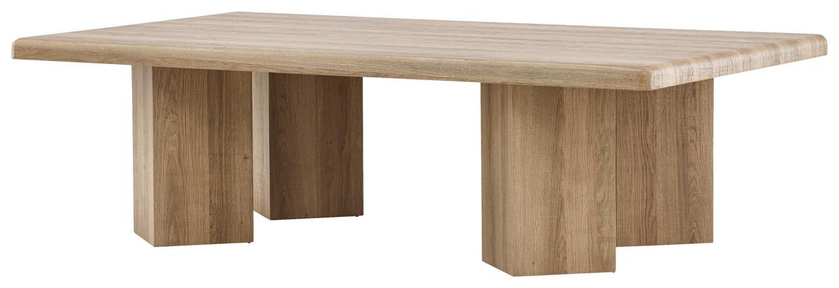 COUCHTISCH LILLEHAMMER - Hellbraun, Design, Holz (140/80/40cm) - Livetastic