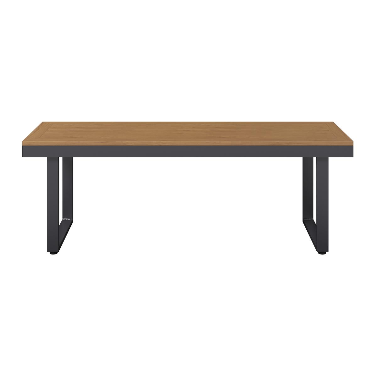 Loungegarnitur Hottie Naturfarben/Grau, 4-tlg. - Dunkelgrau/Naturfarben, MODERN, Kunststoff/Textil - Based