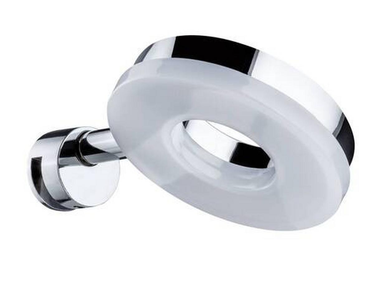 LED-Wandleuchte Becrux in Chromfarben - Chromfarben, Design, Kunststoff/Metall (9,3cm) - Paulmann