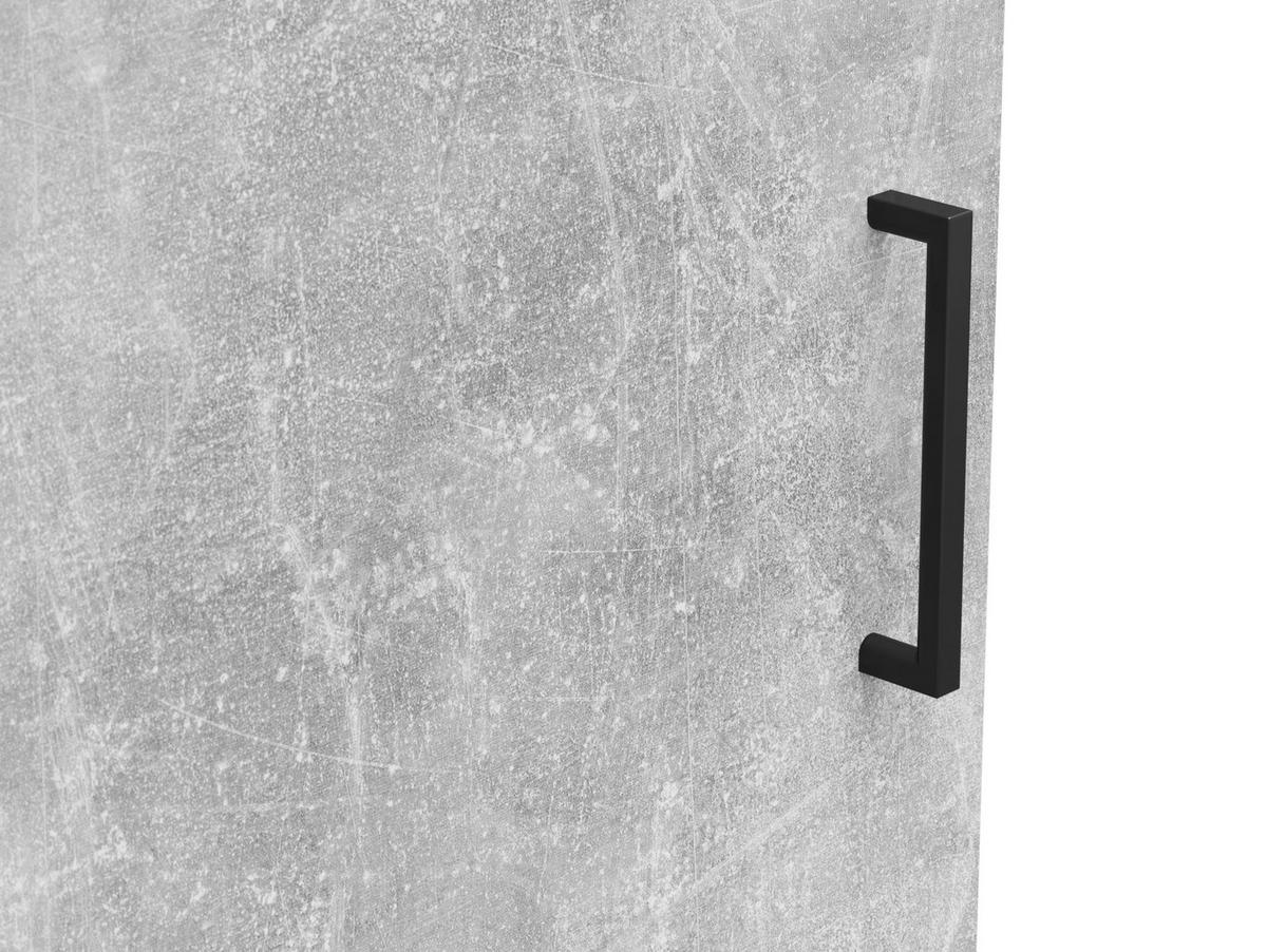 Kommode Multistauraum Betonoptik - Anthrazit/Schwarz, Modern, Holzwerkstoff/Kunststoff (45/83/40cm) - Premium Living
