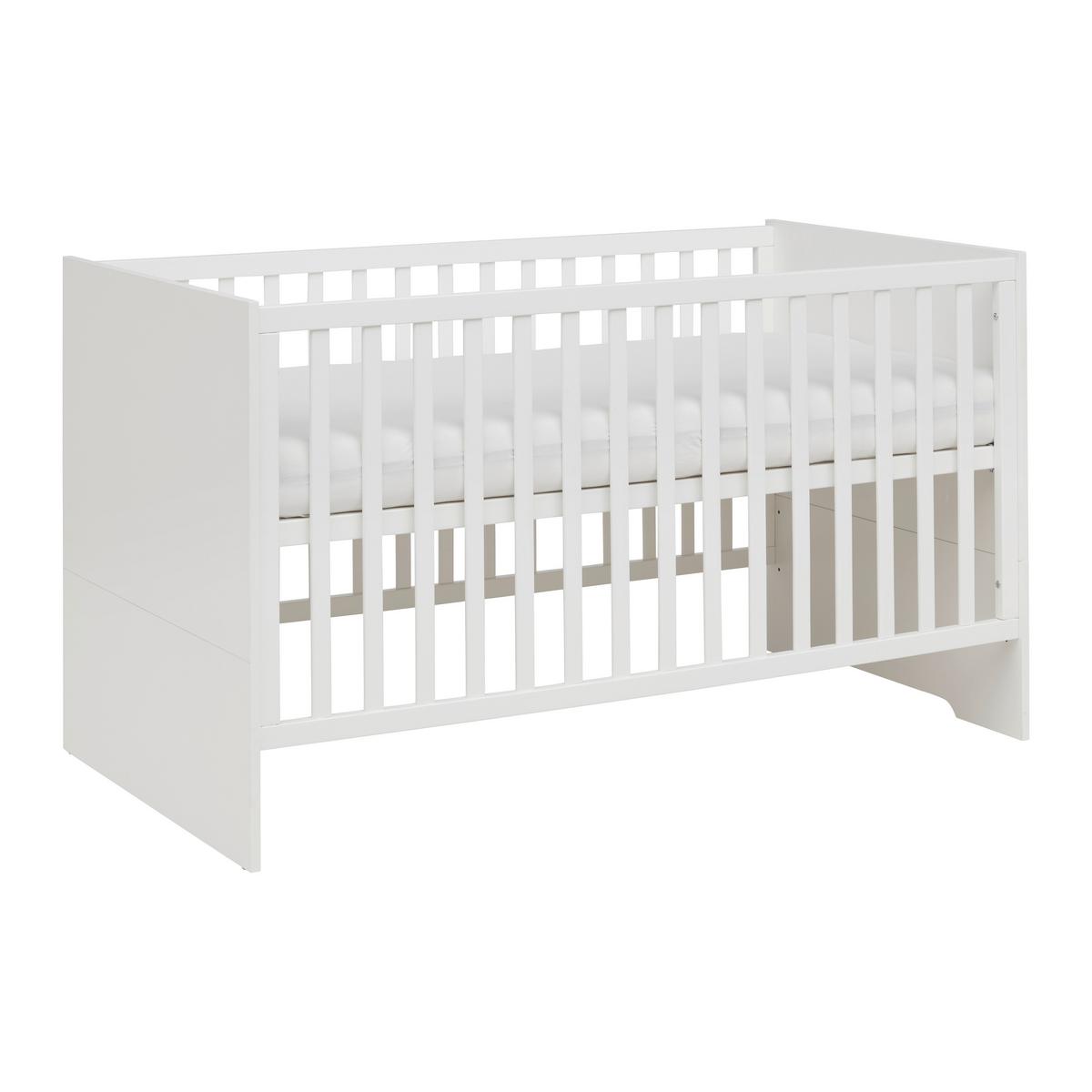 Otroška Posteljica Luna -Exklusiv- - bela, Konvencionalno, leseni material (70/140cm) - Roba