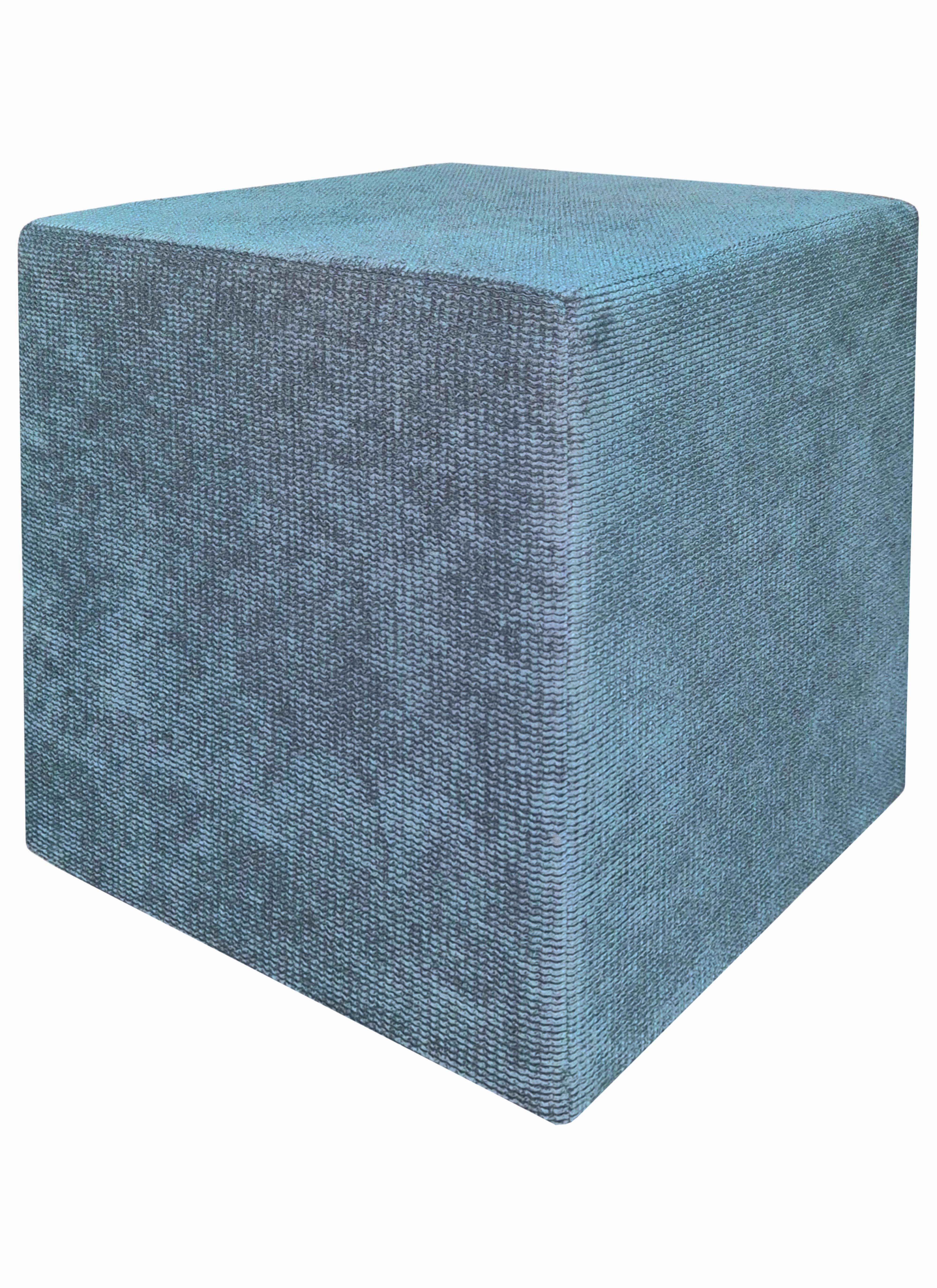 Tabure Kub - boje mente/crna, Moderno, drvni materijal/drvo (36/43/36cm) - Modern Living