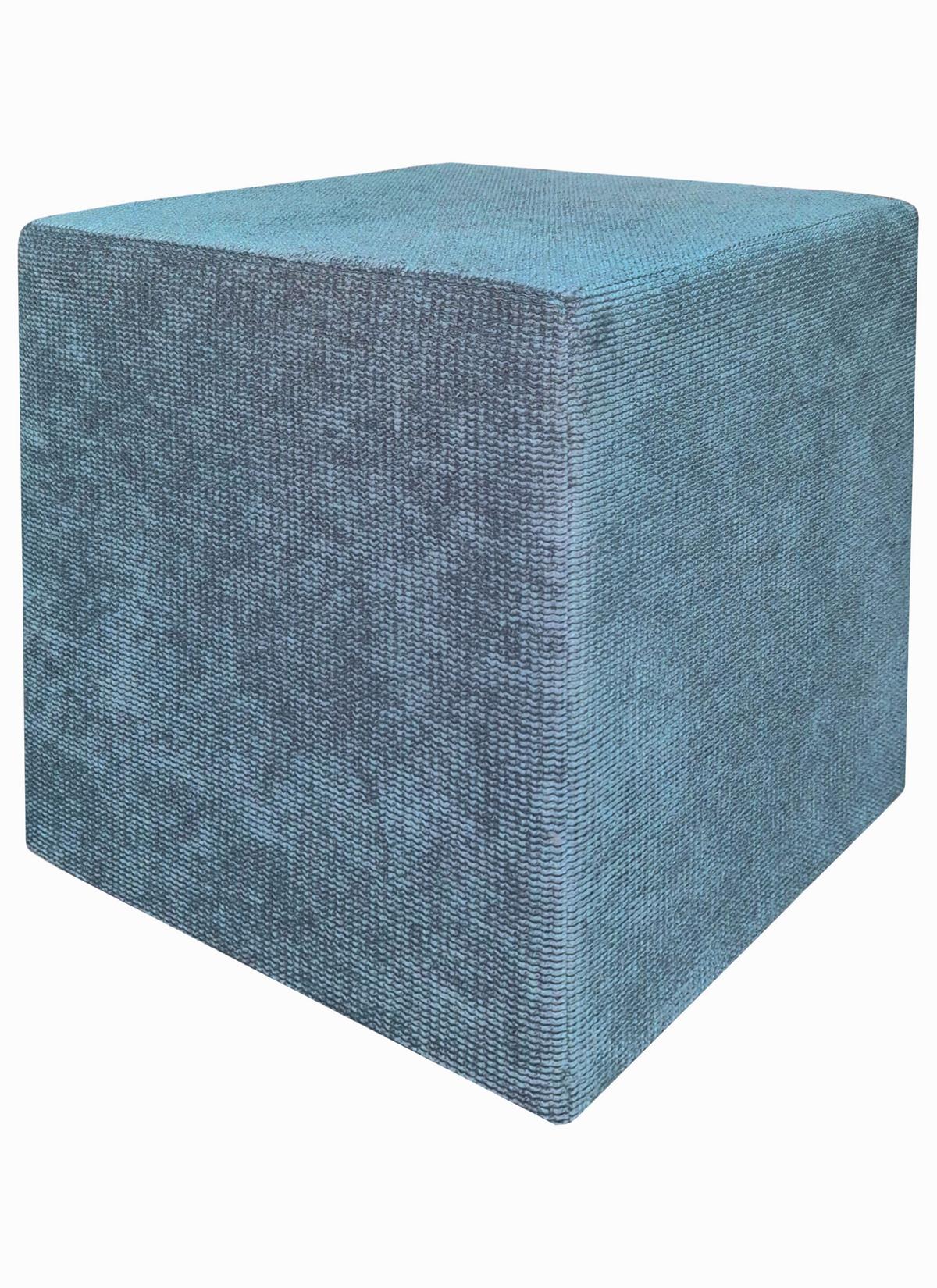 Tabure Kub - boje mente/crna, Moderno, drvni materijal/drvo (36/43/36cm) - Modern Living