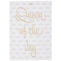 POSTKARTE GOLD - Goldfarben/Rosa, MODERN, Papier (10,5/14,8cm)