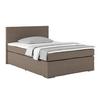 Boxspring Krevet Nero - boje blata/boje kroma, Konvencionalno, tekstil/metal (140/200cm) - Best Price