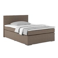 Boxspring Krevet Nero - boje blata/boje kroma, Konvencionalno, tekstil/metal (140/200cm) - Best Price