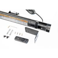 Heizgerät für Pergola ca. 2.000 Watt m. Fernb. - Anthrazit, LIFESTYLE, Metall (10/7cm) - Gardenson