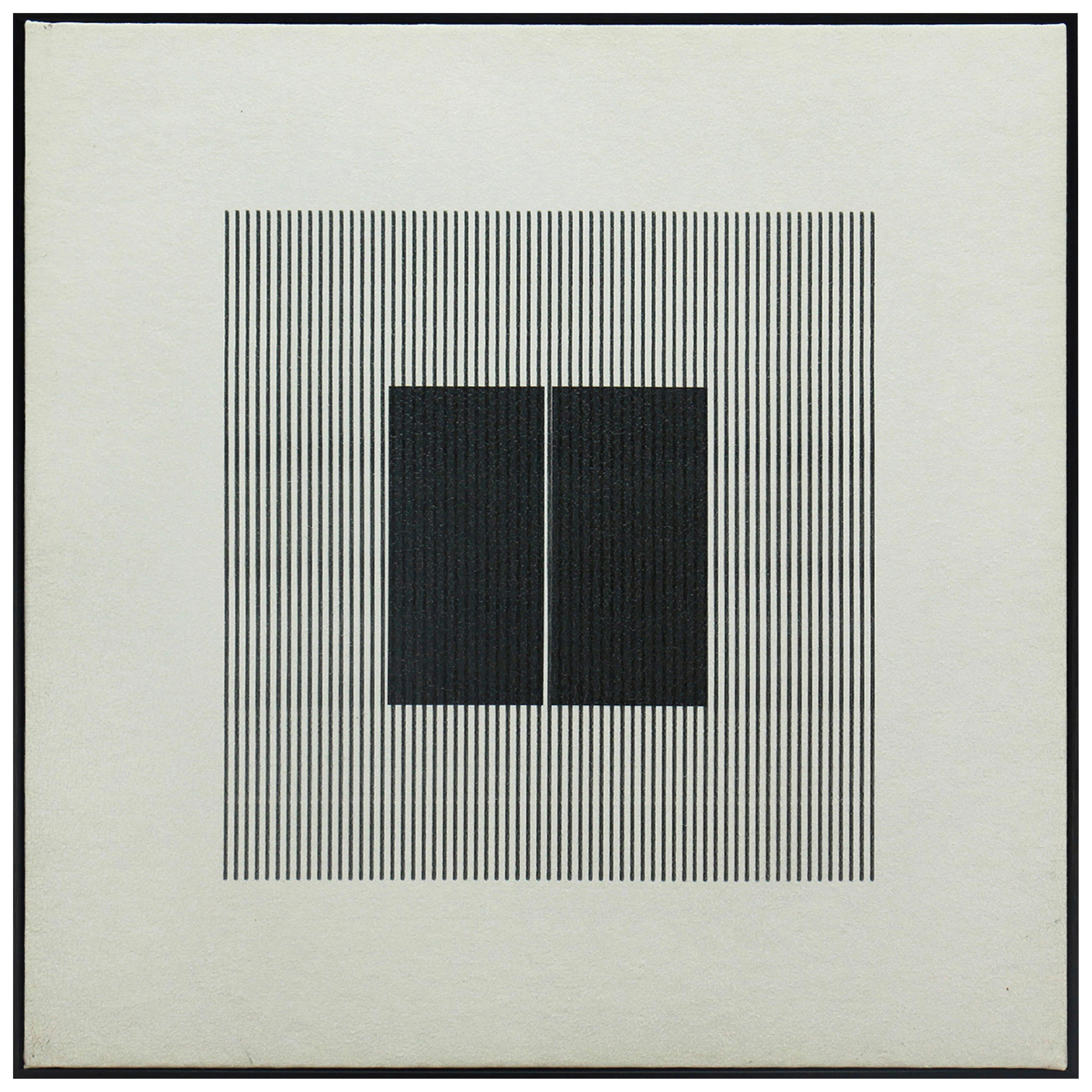 Slika Sa Ramom 100x100cm Zara - bela/crna, Konvencionalno, drvo/tekstil (100/3,5/100cm) - Mömax