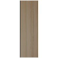 Akustikpaneel Eiche hell - Eiche Bianco/Eichefarben, Basics, Holz/Holzwerkstoff (56/244/1.8cm) - Novel