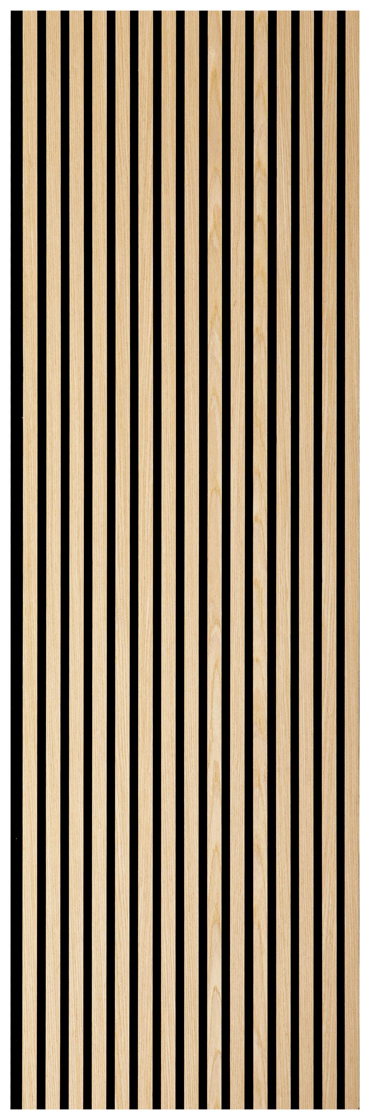 Akustikpaneel Eiche hell - Eiche Bianco/Eichefarben, Basics, Holz/Holzwerkstoff (56/244/1.8cm) - Novel