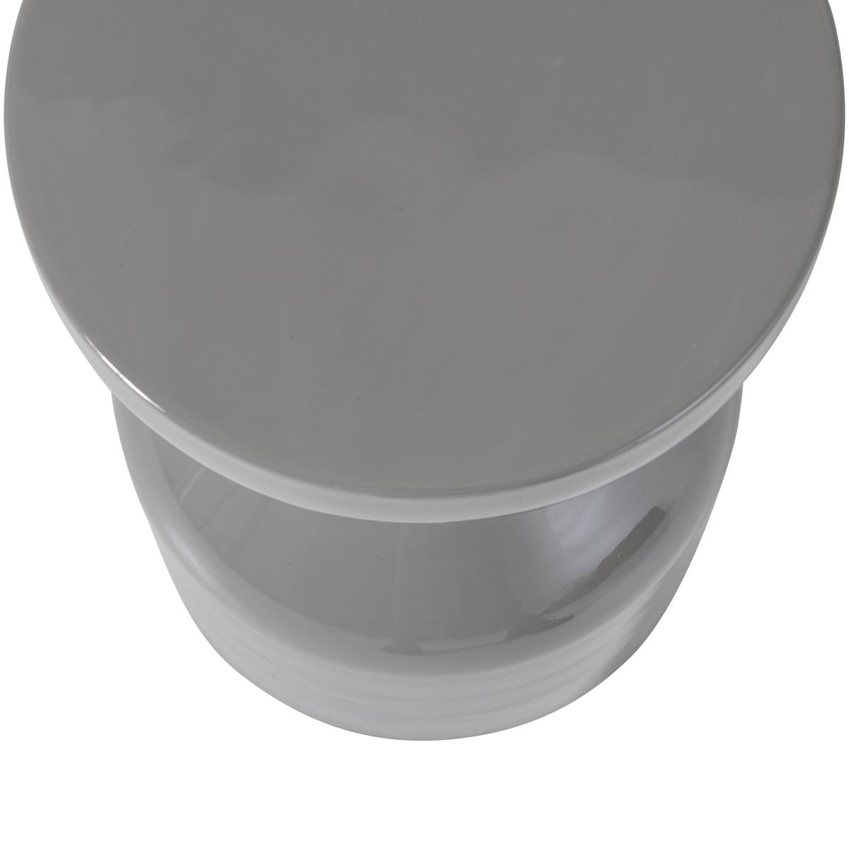Beistelltisch Floyd Hellgrau - Hellgrau, Design, Metall (30/30/47cm) - Livetastic