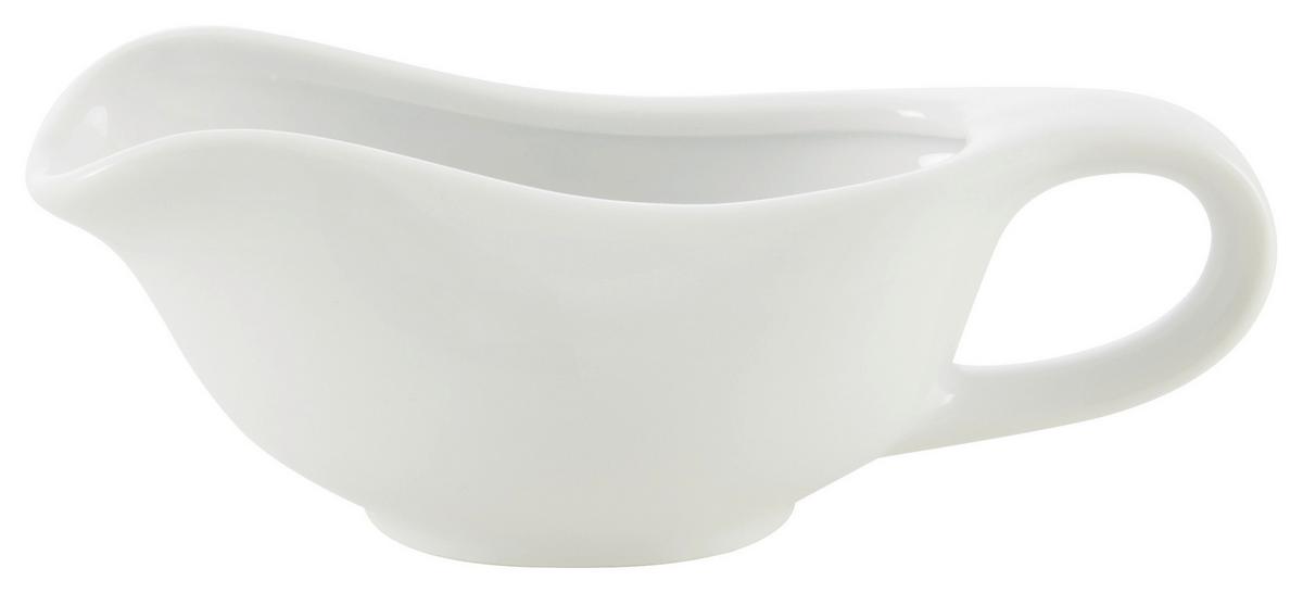 Sauciere Katarina Weiss - Weiss, Konventionell, Keramik (14,5/4,5/5,2cm) - Based