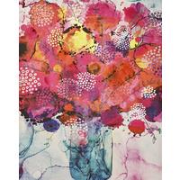 Slika Pop Of Flower 80x100cm - višebojno, Moderno, drvni materijal/tekstil (80/100cm) - Mömax