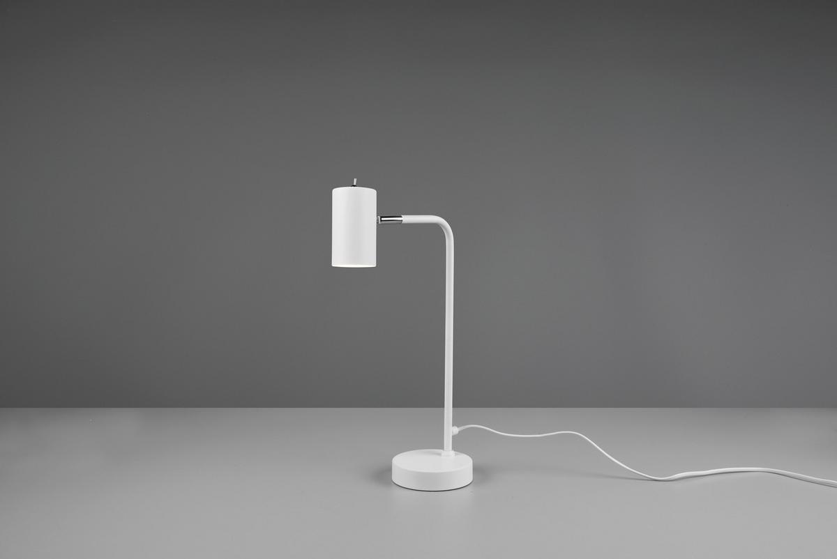 Tischleuchte Marley in Weiß max. 5 Watt - Weiß, Basics, Metall (45/12/25cm) - Trio Leuchten