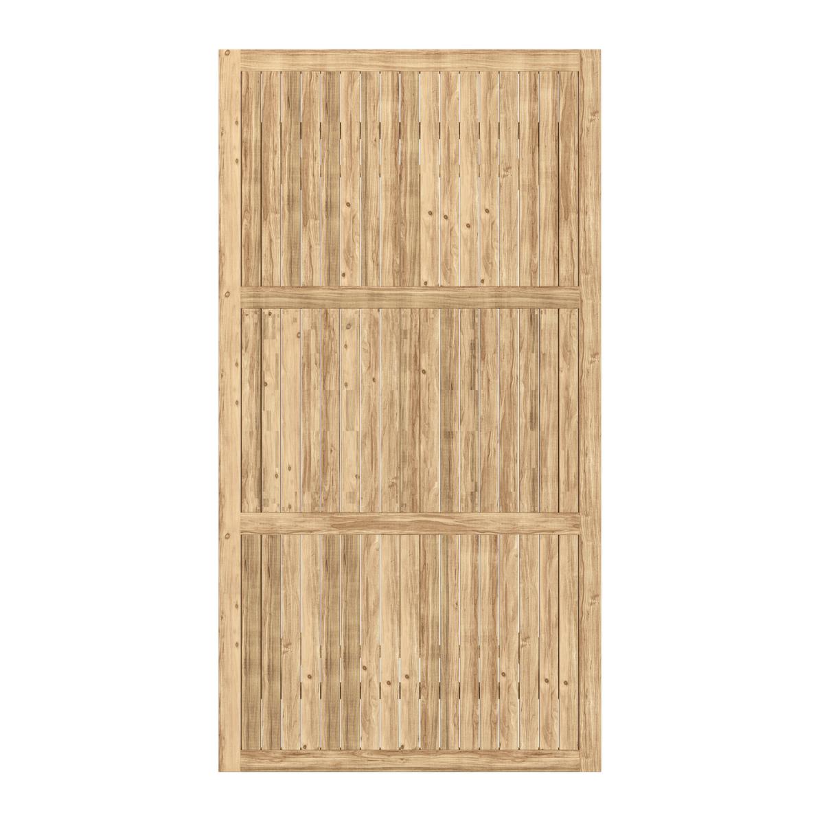 Gartengarnitur Simone Hellgrau Holz/Kunststoff/Outdoorstoff - Hellgrau/Akaziefarben, MODERN, Holz/Kunststoff - Bessagi Garden