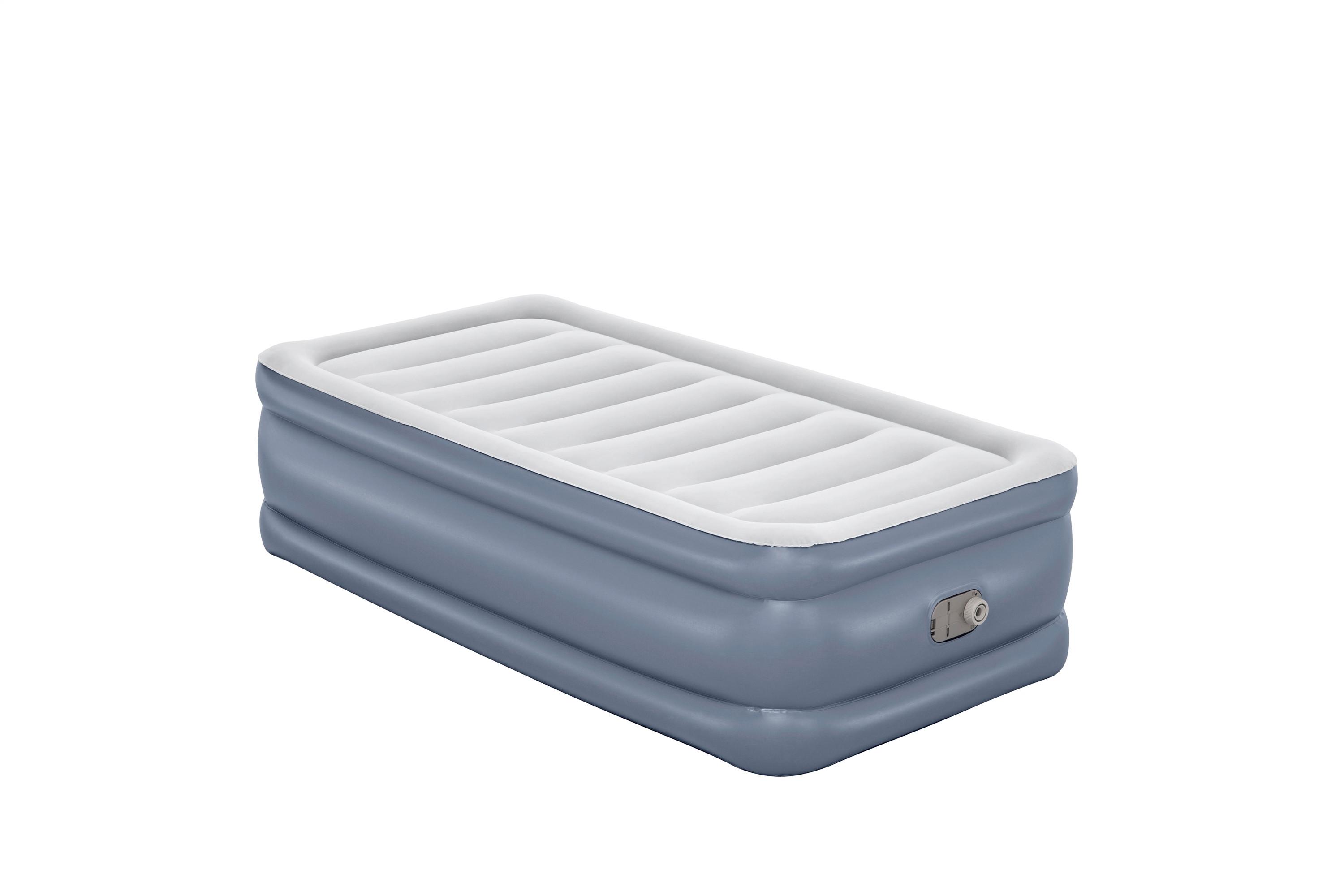 ŁÓŻKO DMUCHANE TRITECH AIR - szary/jasnoniebieski, Konventionell, tworzywo sztuczne (191/97/51cm) - Bestway