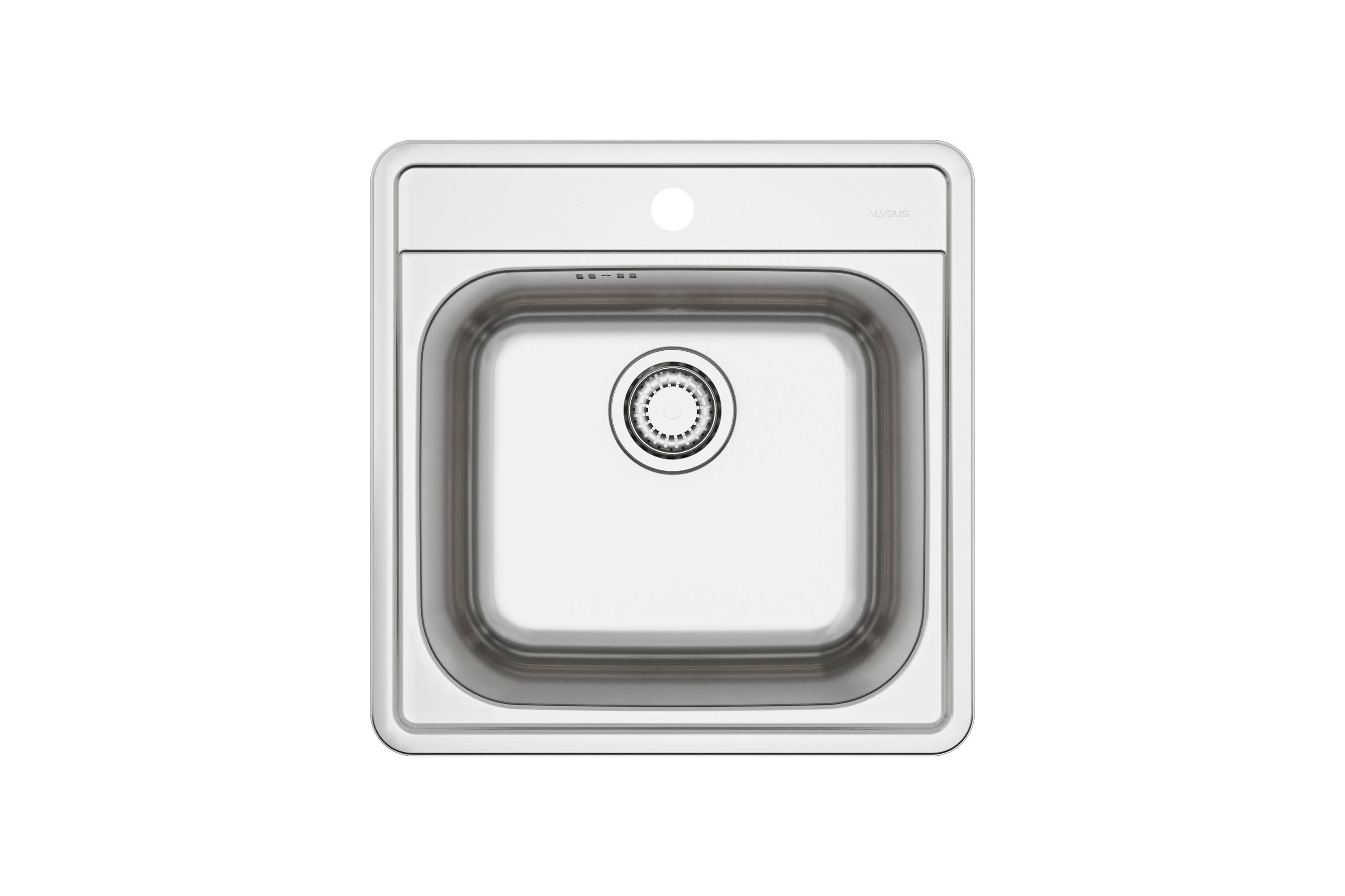 Sudoper More 20 - boje kroma, Moderno, metal (49/19,2/50cm)