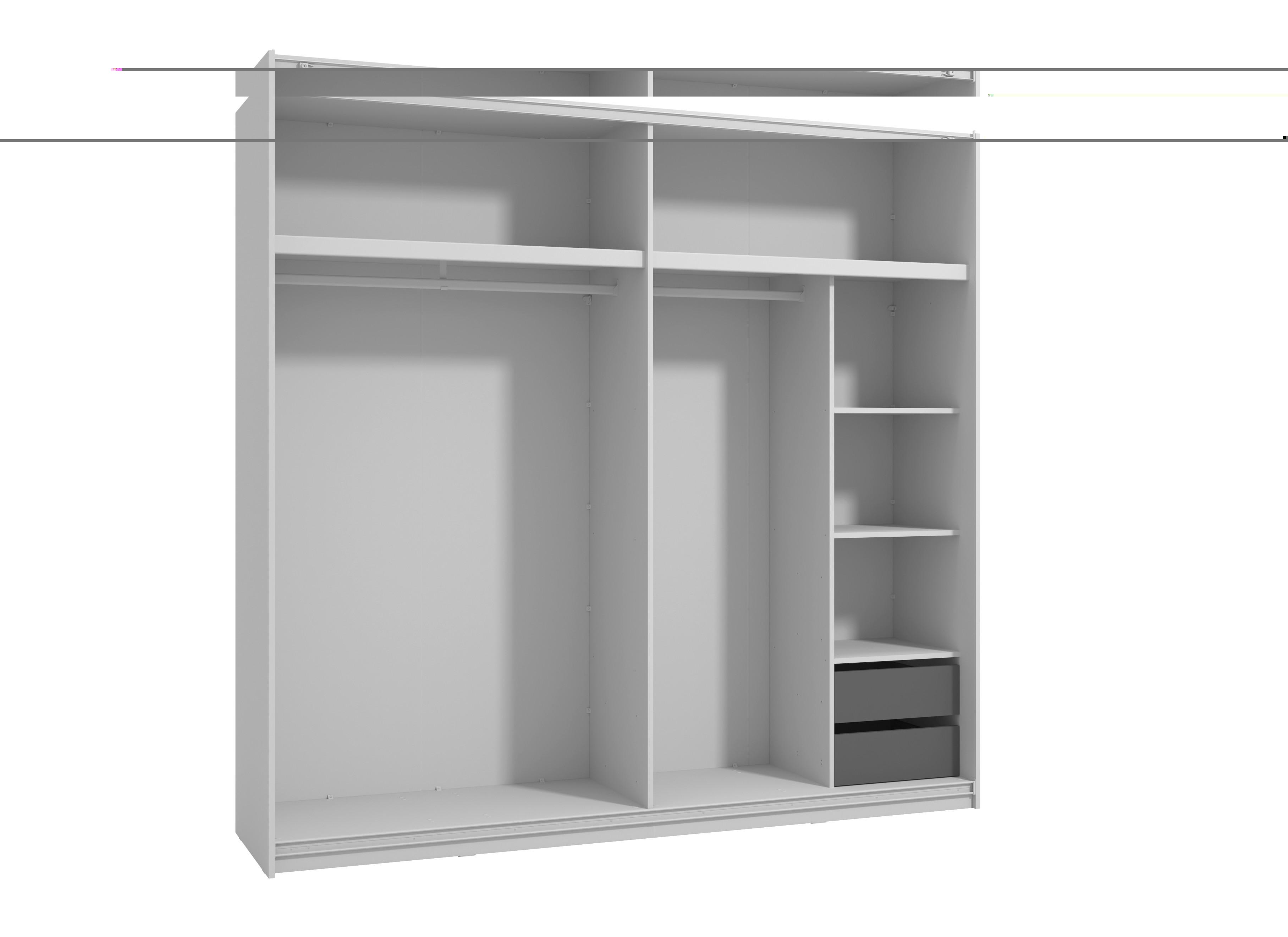 Fiókos Betét Arbela - szürke, Basics, faalapú anyag (44/38/41,5cm) - Ti'me