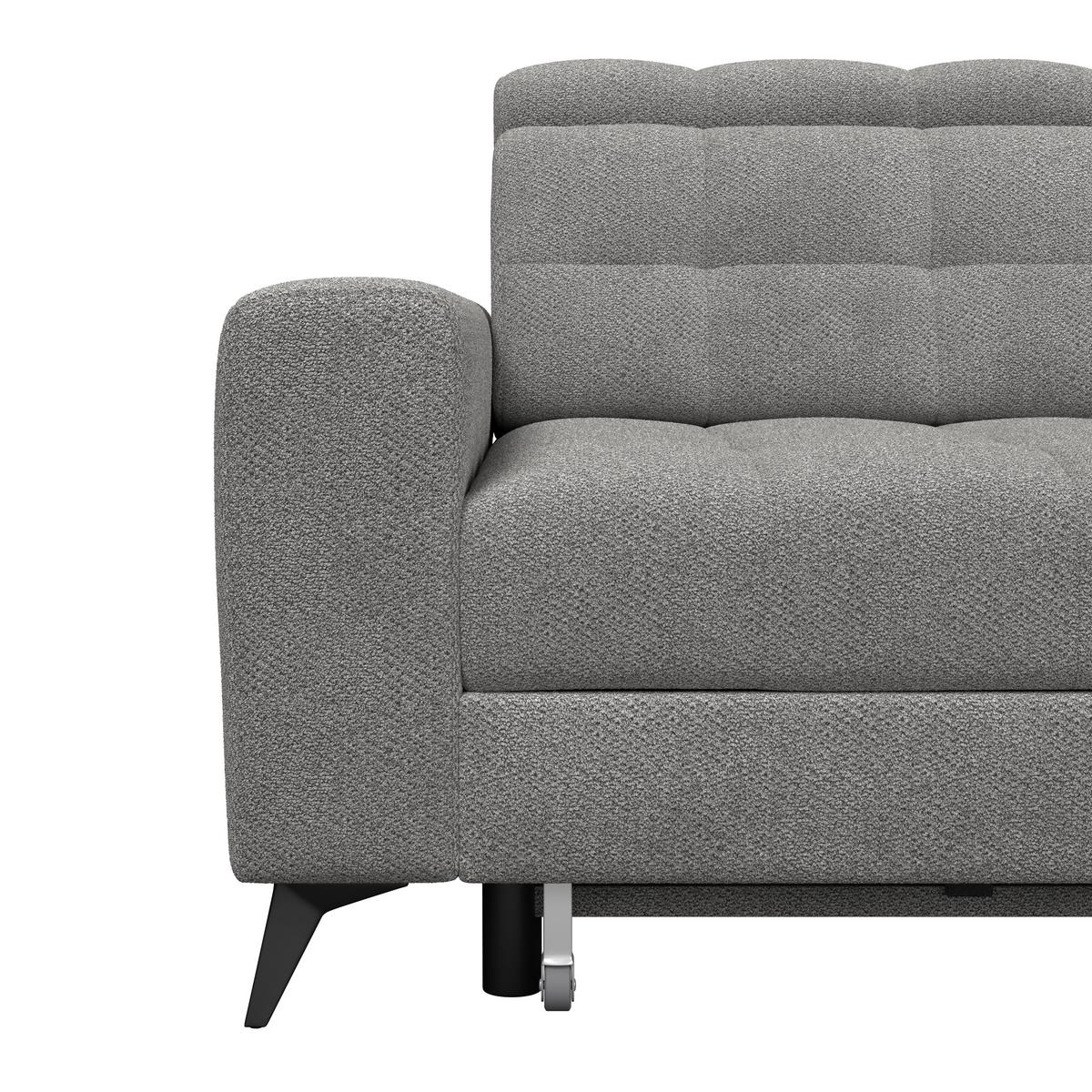 Coltar BARLETTA - gri închis, Romantik / Landhaus, textil (289/228cm) - Luca Bessoni