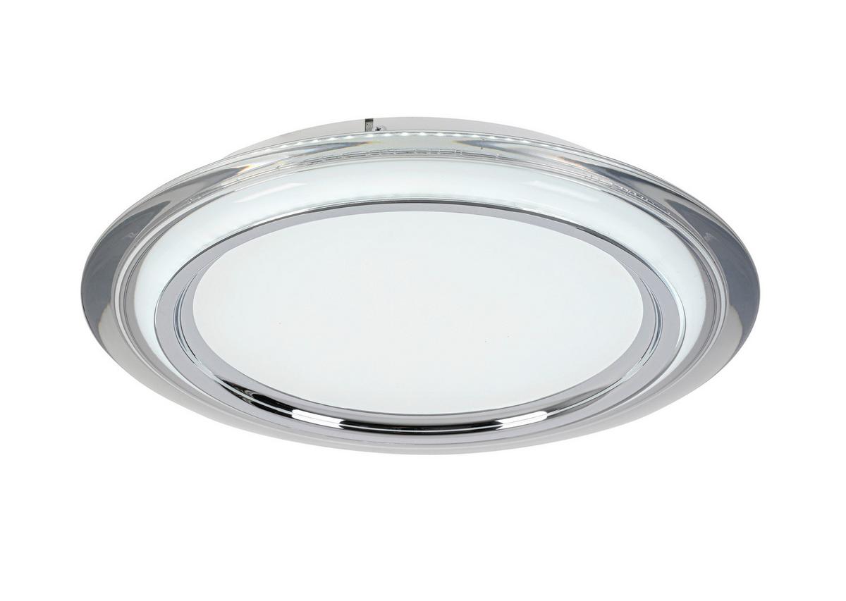LAMPA SUFITOWA LED MACON *SBN* - biały/przezroczysty, Design, tworzywo sztuczne/metal (45/6cm) - Novel