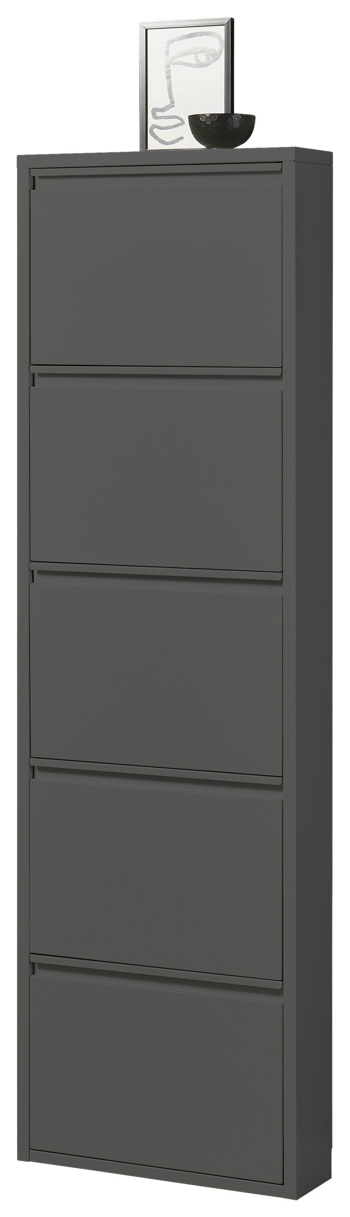 Schuhkipper Bert Anthrazit - Anthrazit, Konventionell, Metall (51/170/16cm) - Mömax