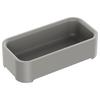 BESTECKEINSATZ LIS -EXT- - Grau, MODERN, Kunststoff (19,1/9,6/4,8cm) - Mömax