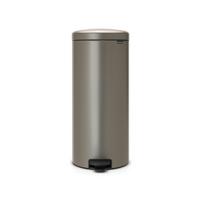 KOSZ NA ODPADY 114441 - kolor platynowy, Basics, tworzywo sztuczne/metal (29,3/67,9/38cm) - Brabantia
