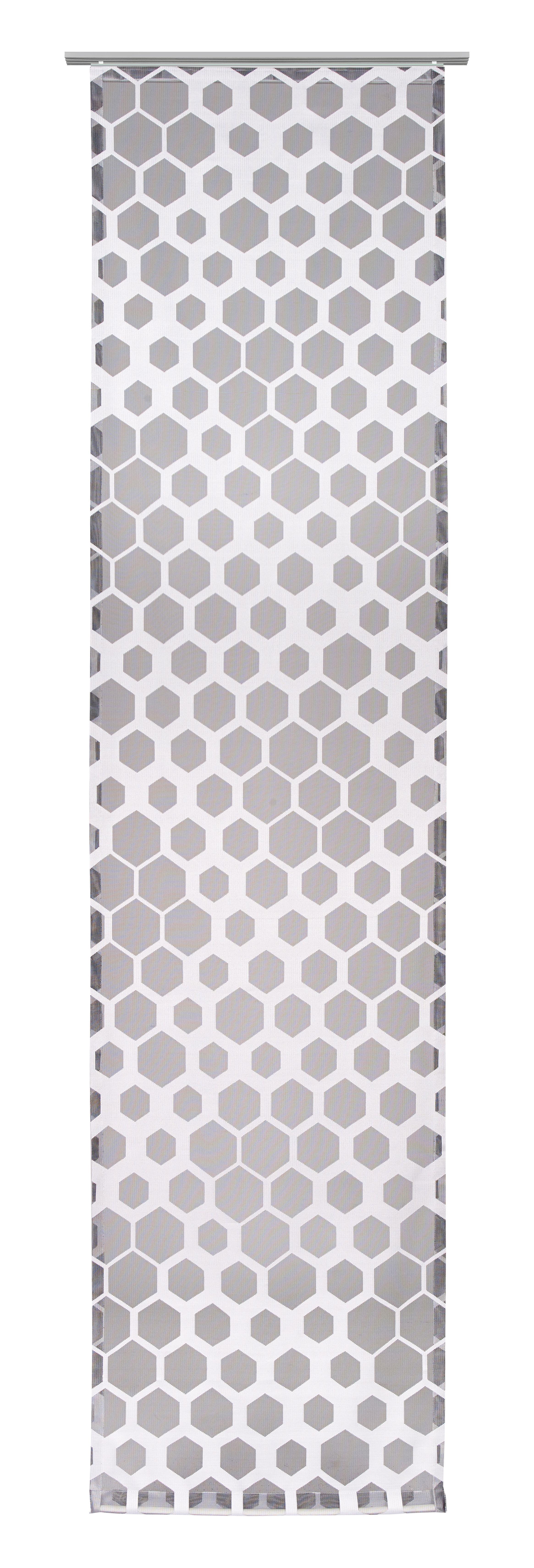 Flächenvorhang Nihat in Silberfarben - Silberfarben, KONVENTIONELL, Textil (60/245cm) - Mömax modern living