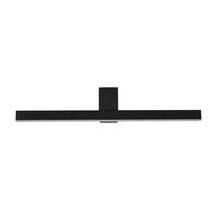 Spiegelleuchte Lp-778/1w M Bk Nevada - Schwarz, Basics, Metall (7/40/9.5cm)