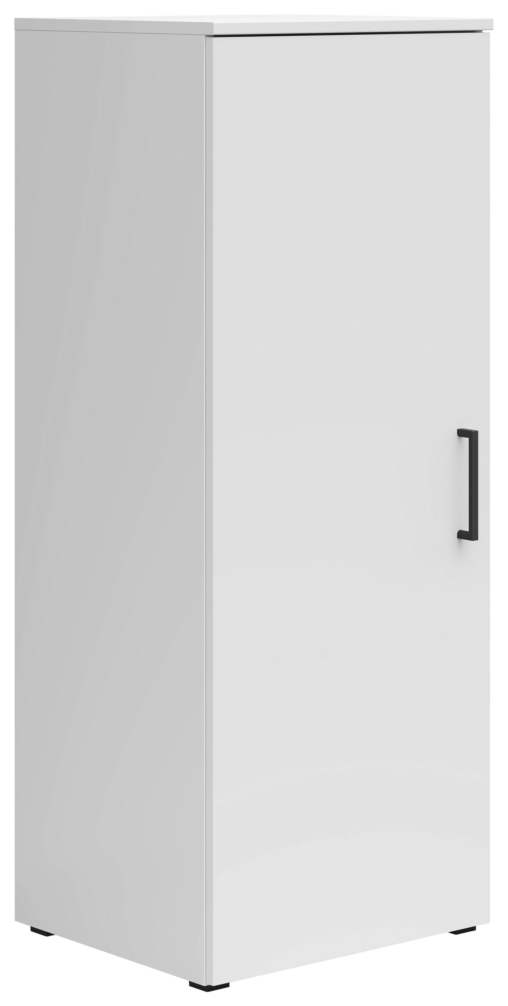 Comodă MULTI - alb, Modern, material pe bază de lemn (45/115/40cm) - Modern Living