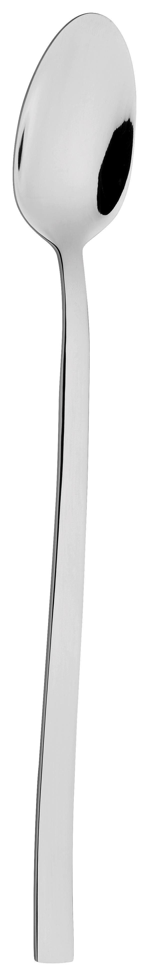 Latte-Macchiato-Löffel Karo aus Edelstahl - Edelstahlfarben, Metall (19,5cm) - Mömax modern living