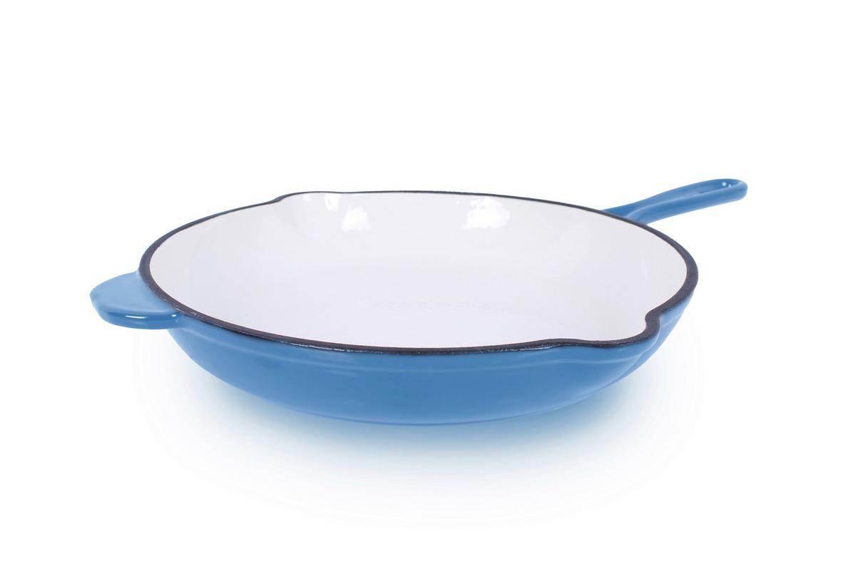 Tigaie cca. 27 cm - albastru, Basics, metal (42,5/27/4,5cm) - Echtwerk