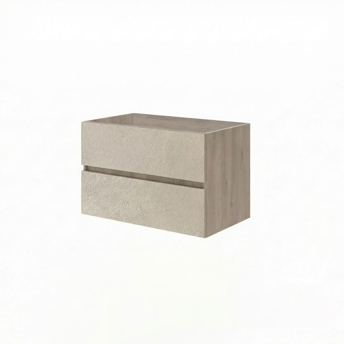 Element Ispod Umivaonika Easy - hrast sivi/krem, Moderno, drvni materijal (80/51/46cm)