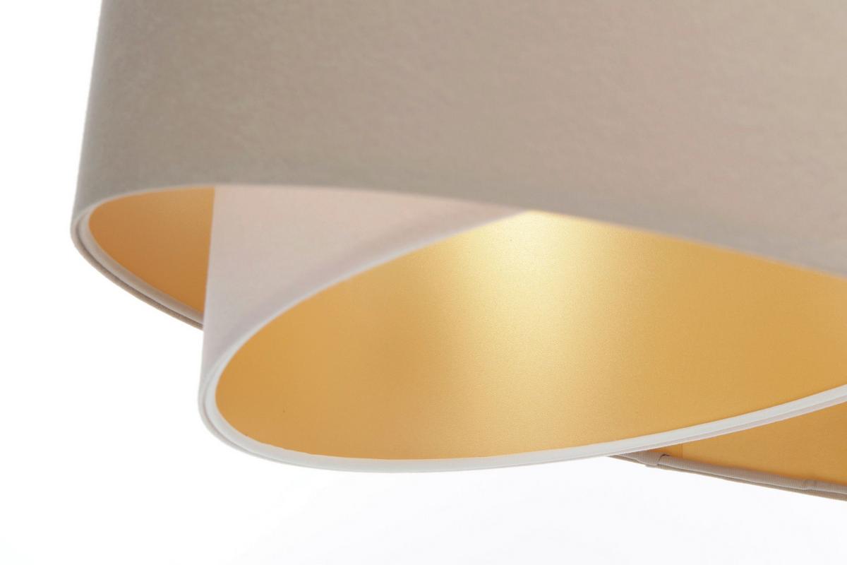 LAMPA WISZĄCA 060-018-45 GALAXY - beżowy/biały, Design, tworzywo sztuczne/metal (50/93cm)