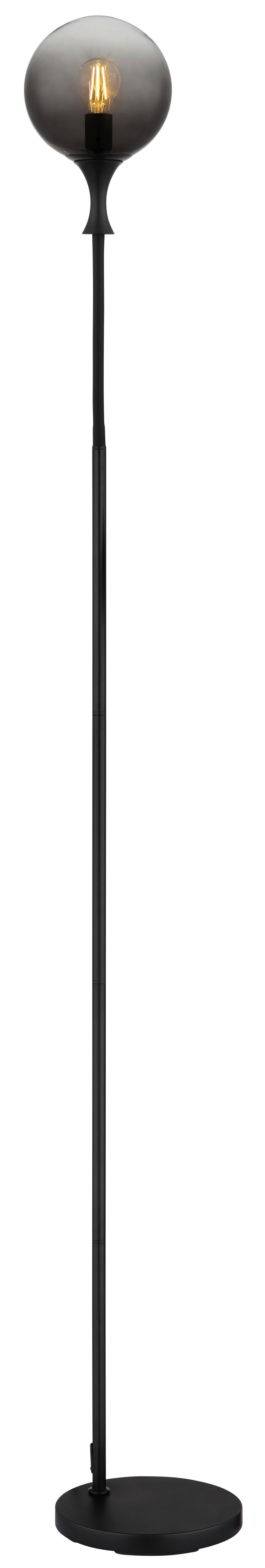 Podna Svjetiljka Dalton - siva/crna, Design, staklo/metal (29/25/152cm) - Globo