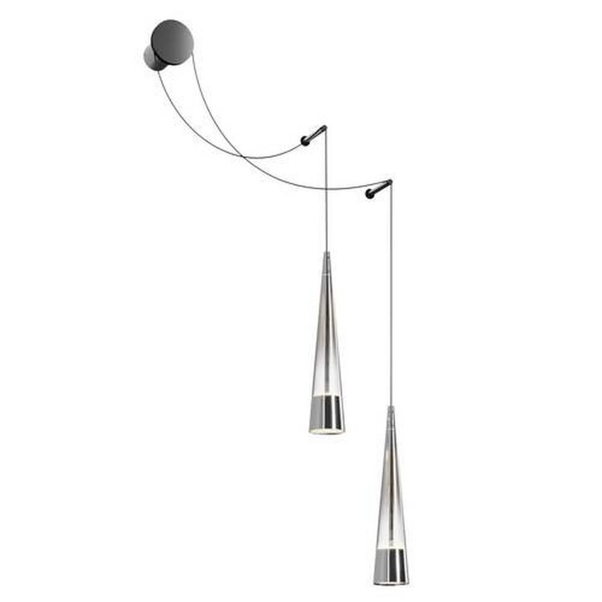 Wandleuchte Sintesi Chromfarben max. 24 Watt - Chromfarben, Trend, Glas/Metall (8/38,9cm) - MAYTONI
